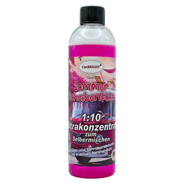 CarBRIGHT Scheibenreiniger 1:10 Ultrakonzentrat Sommer 500ml