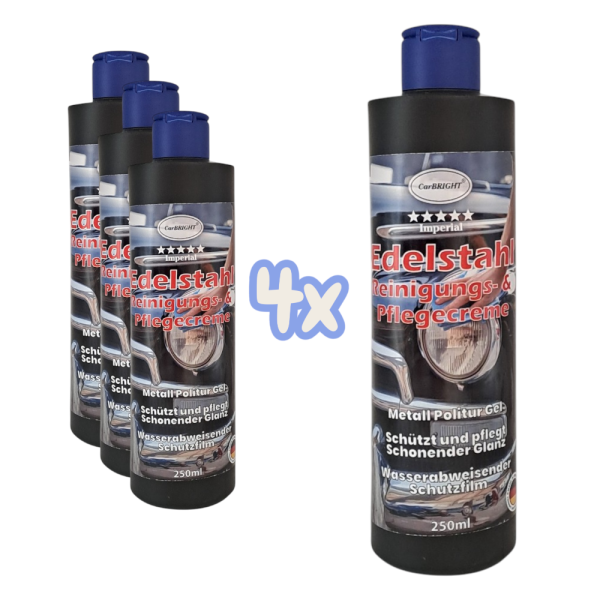 CarBRIGHT Imperial Stainless Steel Cleaning and Care Cream 250ml