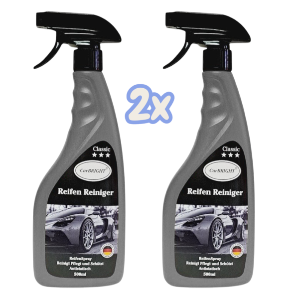 CarBRIGHT Reifen Reiniger 2x500ml / 2er Set