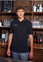Herren Workwear Poloshirt Modern-Flair, schwarz // Gr. M