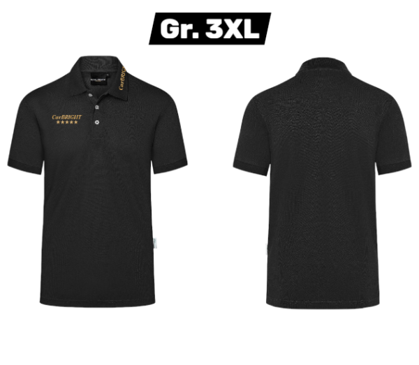 Herren Workwear Poloshirt Modern-Flair, schwarz // Gr. 3XL