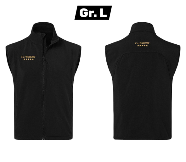 Herren Softshellweste Classic, schwarz // Gr. L