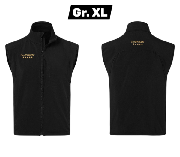 Herren Softshellweste Classic, schwarz // Gr. XL