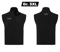 Herren Softshellweste Classic, schwarz // Gr. 3XL