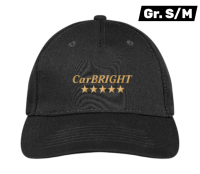 5-Panel Stretch Cap, schwarz // Gr. S/M