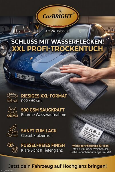 Mikrofaser Trockentuch XXL 100x60cm